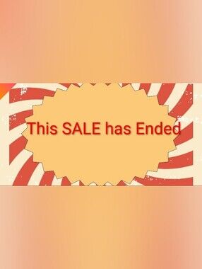 This Sale Has Ended!!